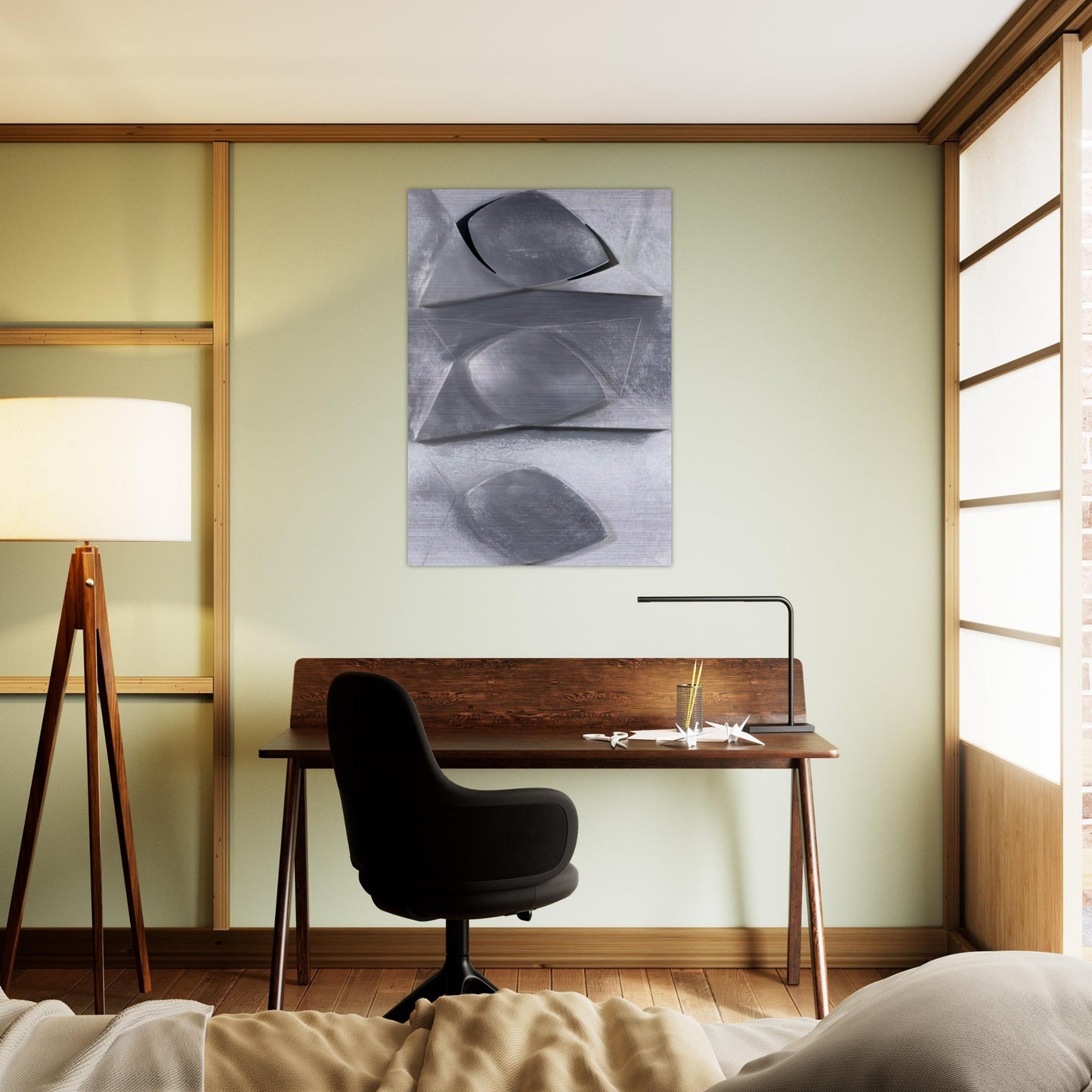 Composition-Relief - Concretism - Gyula Kosice Brushed Aluminum Print - 70x100 cm / 28x40 inches | Gyula Kosice Aluminum Print | Gyula Kosice Prints
