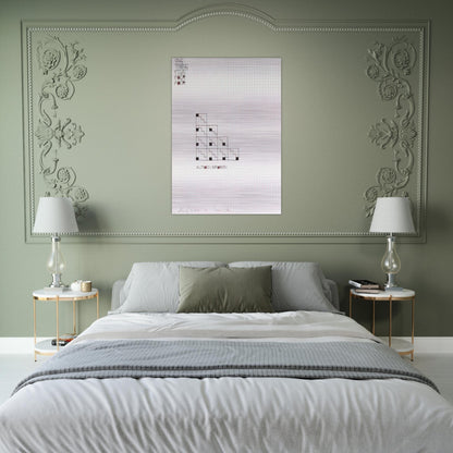 AUTODISPORSI 1975 - Alighiero Boetti Brushed Aluminum Print - 70x100 cm / 28x40 inches | Alighiero Boetti Aluminum Print | Alighiero Boetti Prints