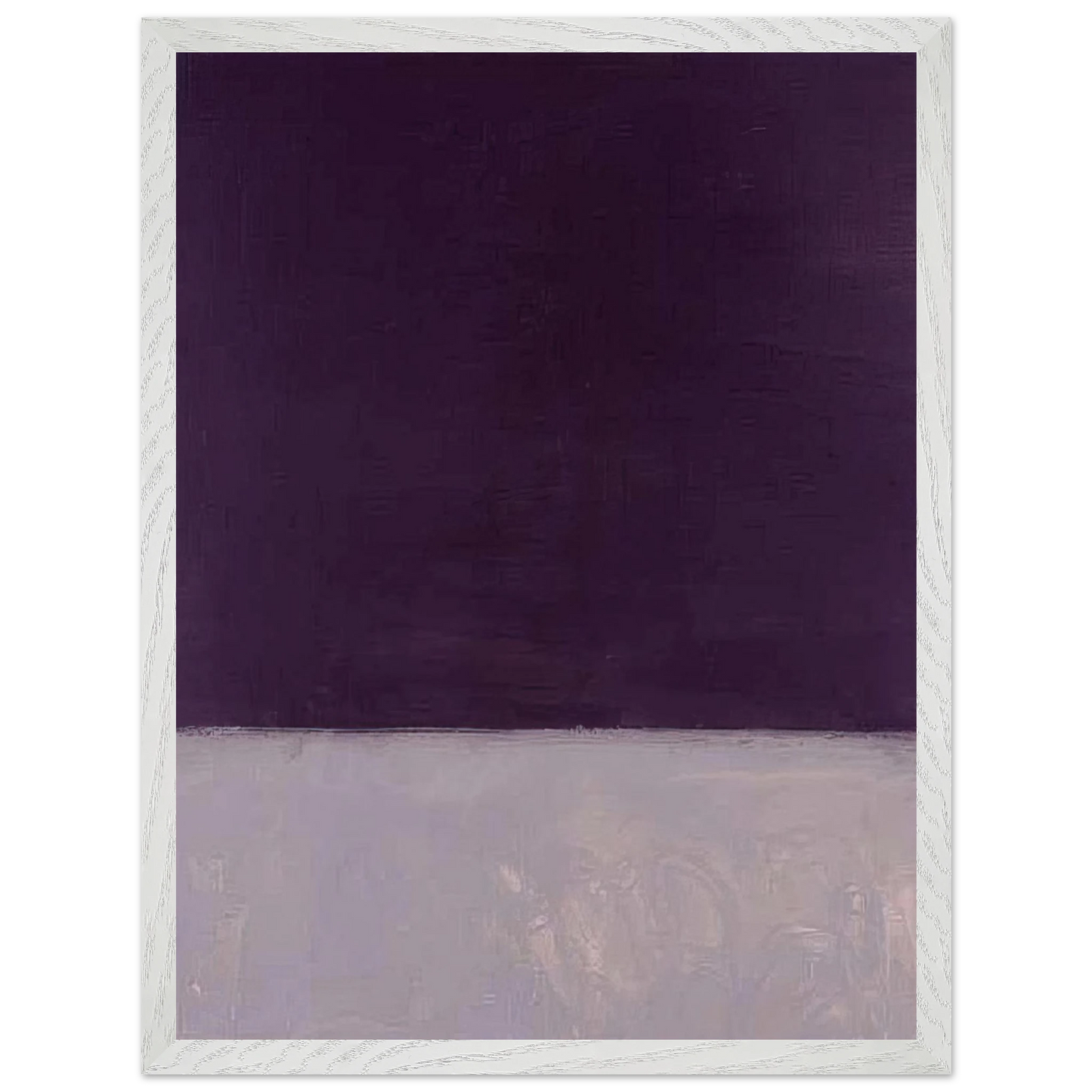 Mark Rothko - Untitled Black and Gray - 1970 Wall Art - 21x29.7 cm / 8x12" - Premium Wooden Framed Poster With Fine Art Paper-canvas - Black frame