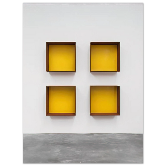 Donald Judd - Untitled JUDDO0243A - 1991  75x100 cm / 30x40inches Fine Art Poster