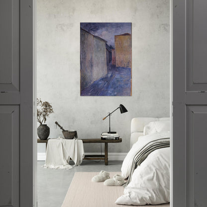 Upper Piazza - 1947 - Alberto Burri Brushed Aluminum Print - 70x100 cm / 28x40 inches | Alberto Burri Aluminum Print | Alberto Burri Prints
