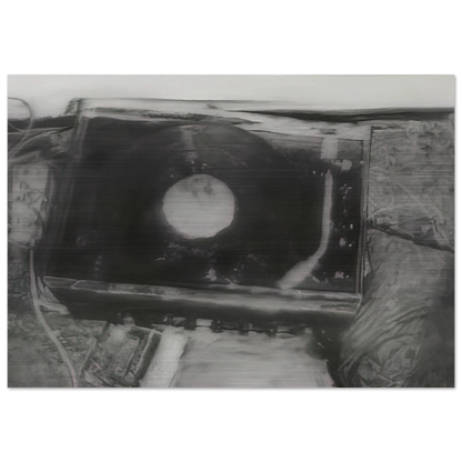 RECORD PLAYER 1988 - Gerhard Richter Brushed Aluminum Print - 70x100 cm / 28x40 inches | Gerhard Richter Aluminum Print | Gerhard Richter Prints