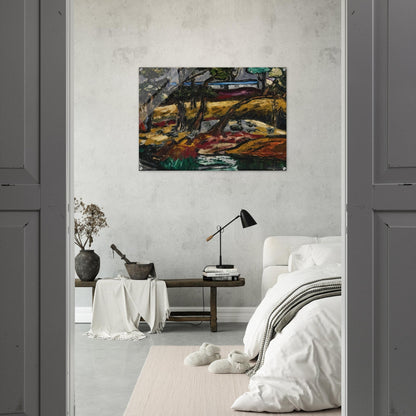 Landscape - Expressionism - Forrest Bess Acrylic Print - 70x100 cm / 28x40″ inches | Forrest Bess Wall Art | Forrest Bess Prints