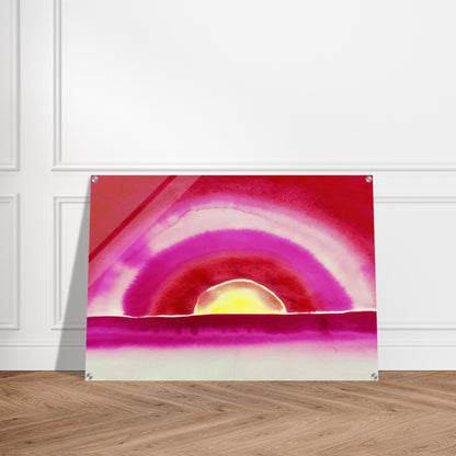 Sunrise - Georgia O'Keeffe Acrylic Print - 70x100 cm / 28x40″ inches | Georgia O'Keeffe Wall Art | Georgia O'Keeffe Prints