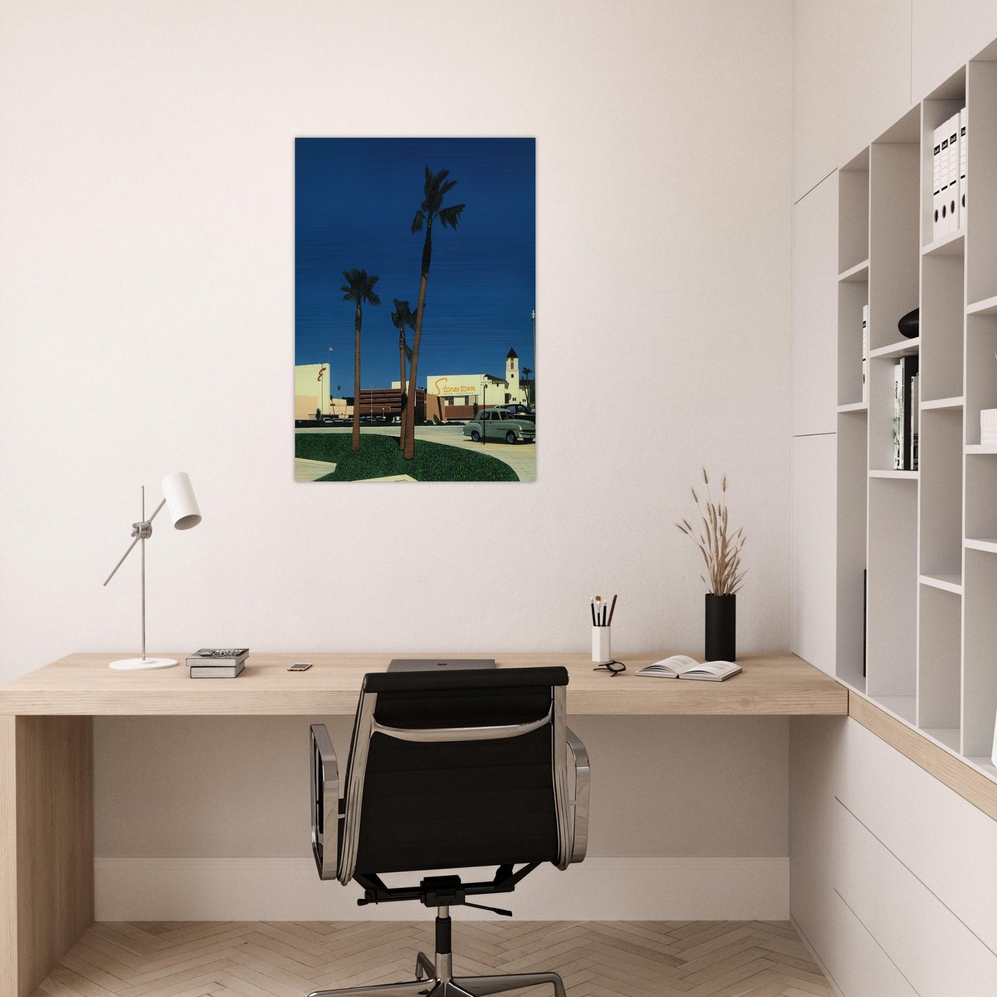 In the beginning IV Mall - Hiroshi Nagai Brushed Aluminum Print - 70x100 cm / 28x40 inches | Hiroshi Nagai Aluminum Print | Hiroshi Nagai Prints