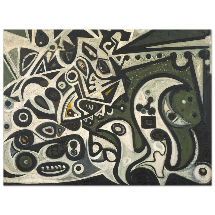 Richard Pousette-Dart - River Metamorphosis  75x100 cm / 30x40inches Fine Art Poster