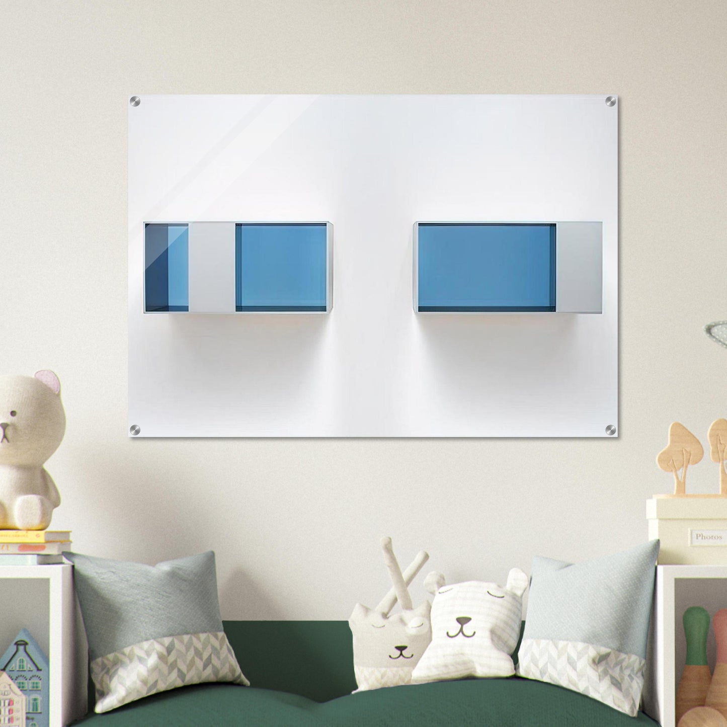 Untitled 88-28 AB Menziken - 1988 - Donald Judd Acrylic Print - 70x100 cm / 28x40″ inches | Donald Judd Wall Art | Donald Judd Prints