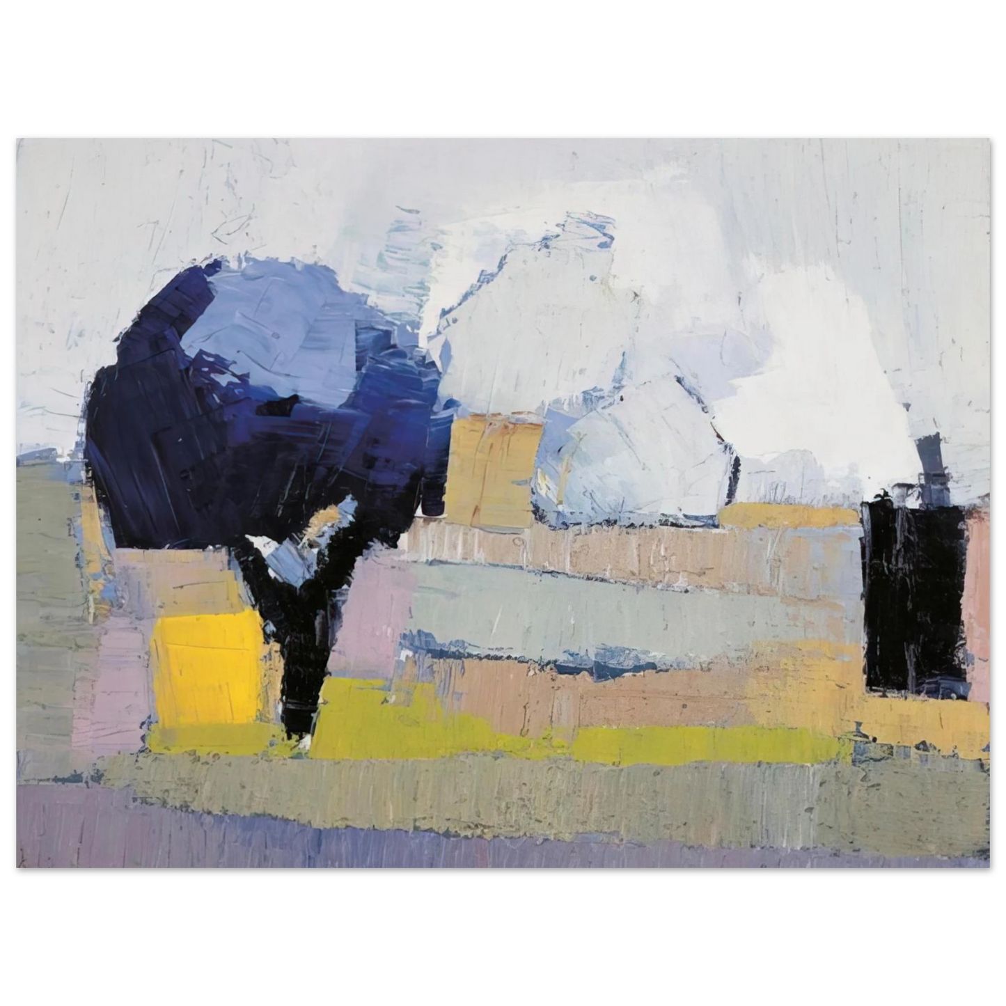 Nicolas de Stael - Paysage de Provence - Art Informel Fine Art Poster