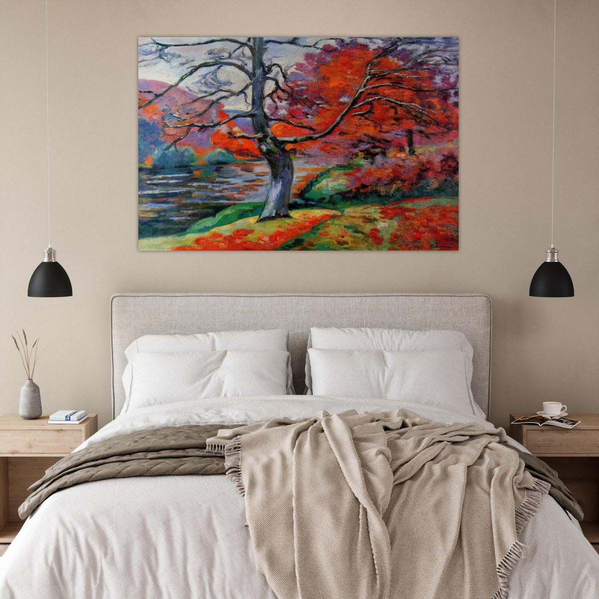 Echo Rock - 1905 - Armand Guillaumin Art Prints - 100x150 cm / 40x60″ inches | Armand Guillaumin Poster | Armand Guillaumin Prints