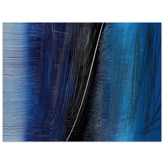 Hans Hartung - Untitled T1962-L7 - 1962  75x100 cm / 30x40inches Fine Art Poster