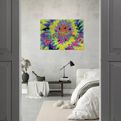 Big Bang Painting - 1988 - Paul Thek Brushed Aluminum Print - 70x100 cm / 28x40 inches | Paul Thek Aluminum Print | Paul Thek Prints