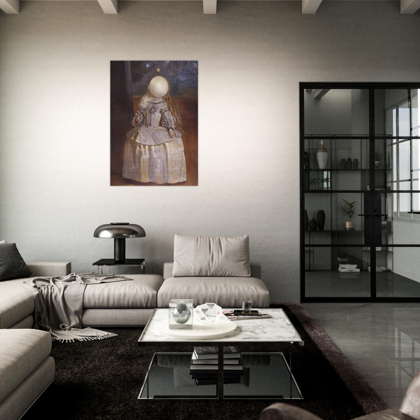 THE PEARL - Salvador Dali Brushed Aluminum Print - 70x100 cm / 28x40 inches | Salvador Dali Aluminum Print | Salvador Dali Prints