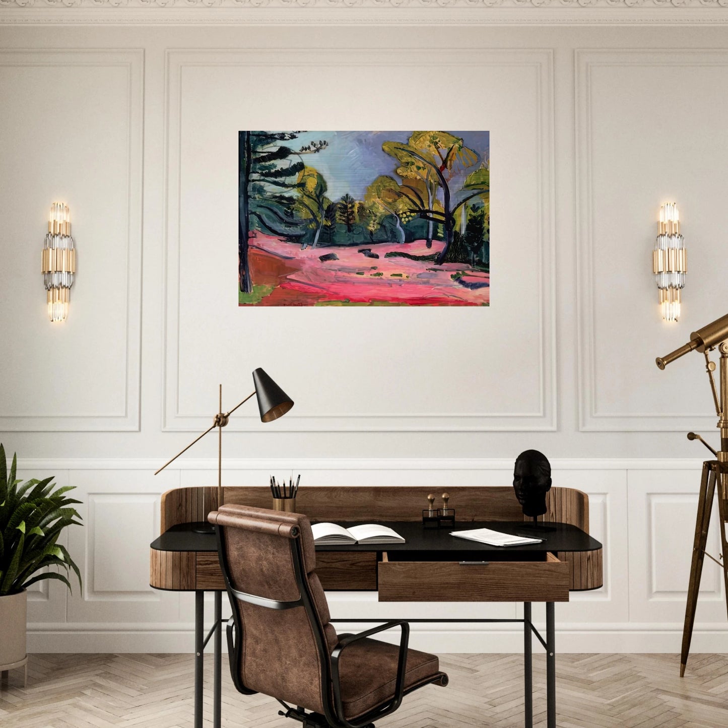 LANDSCAPE 1909 - Henri Matisse Brushed Aluminum Print - 70x100 cm / 28x40 inches | Henri Matisse Aluminum Print | Henri Matisse Prints