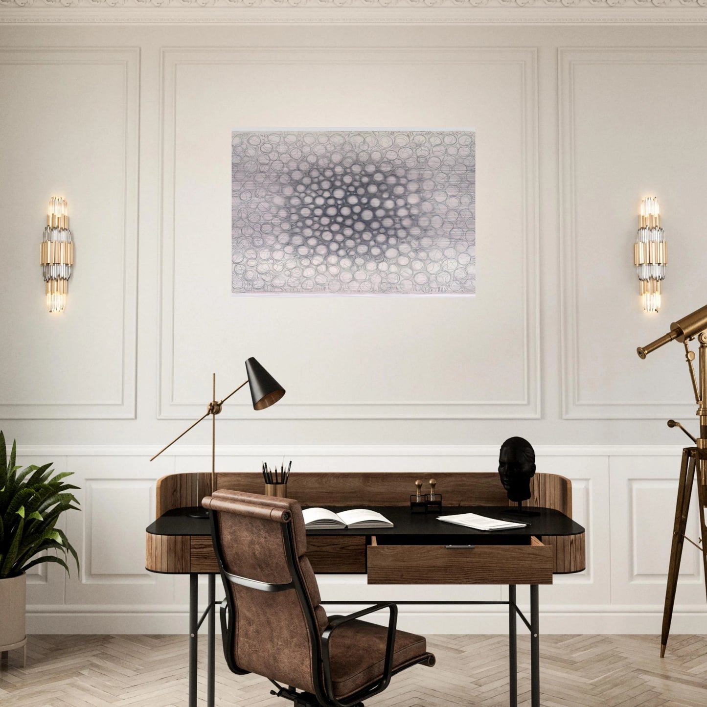Light Gathers to the Question of No - Richard Pousette-Dart Brushed Aluminum Print - 70x100 cm / 28x40 inches | Richard Pousette-Dart Aluminum Print | Richard Pousette-Dart Prints