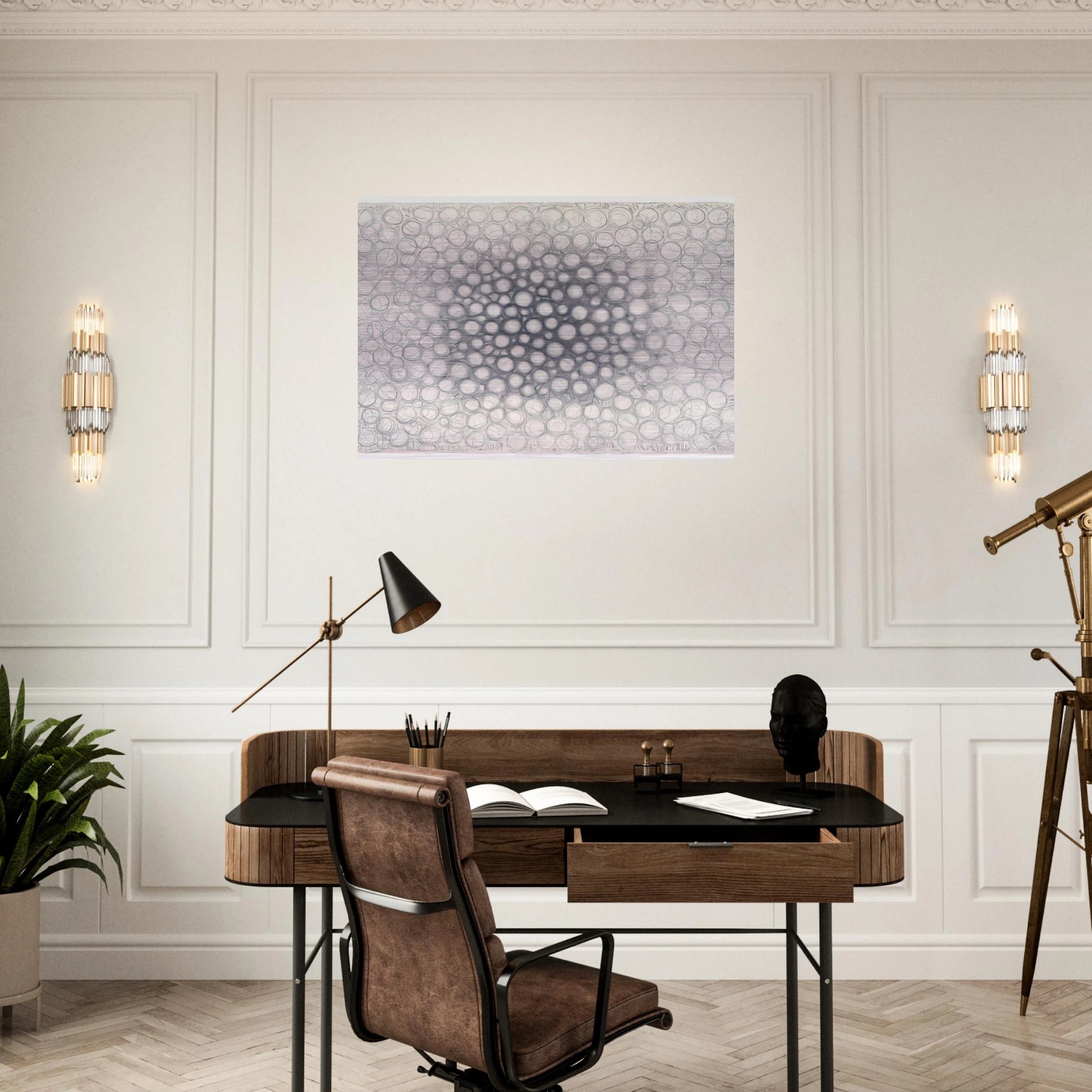 Light Gathers to the Question of No - Richard Pousette-Dart Brushed Aluminum Print - 70x100 cm / 28x40 inches | Richard Pousette-Dart Aluminum Print | Richard Pousette-Dart Prints