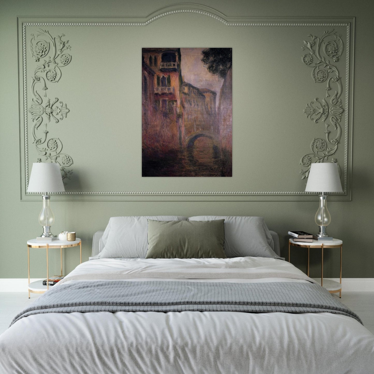 Rio della Salute 02 - claude monet Brushed Aluminum Print - 70x100 cm / 28x40 inches | claude monet Aluminum Print | claude monet Prints