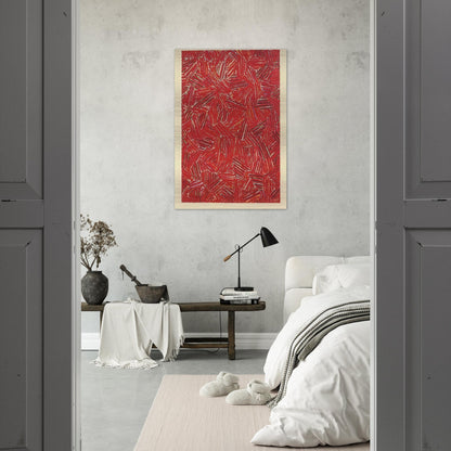 CICADA ULAE 219 - Jasper Johns Brushed Aluminum Print - 70x100 cm / 28x40 inches | Jasper Johns Aluminum Print | Jasper Johns Prints
