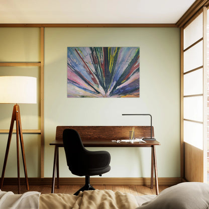 Stand - Sam Gilliam Brushed Aluminum Print - 70x100 cm / 28x40 inches | Sam Gilliam Aluminum Print | Sam Gilliam Prints