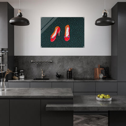 SHOES 1985 - Yayoi Kusama Acrylic Print - 70x100 cm / 28x40″ inches