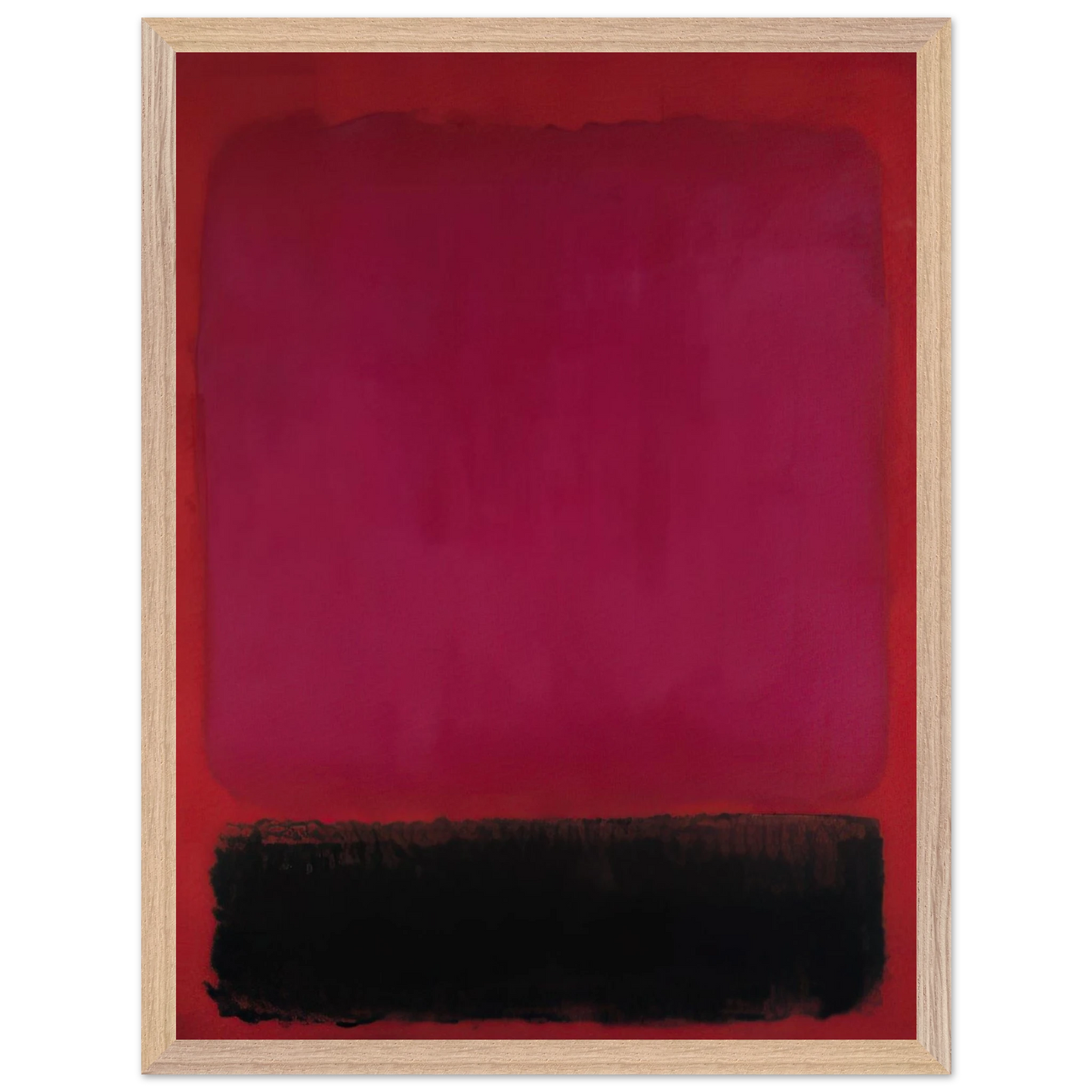 Helen Frankenthaler - Untitled - 1967 Wall art - 50x70 cm / 20x28 inches - Premium Wooden Framed Poster With Fine Art Paper-canvas - Wood frame
