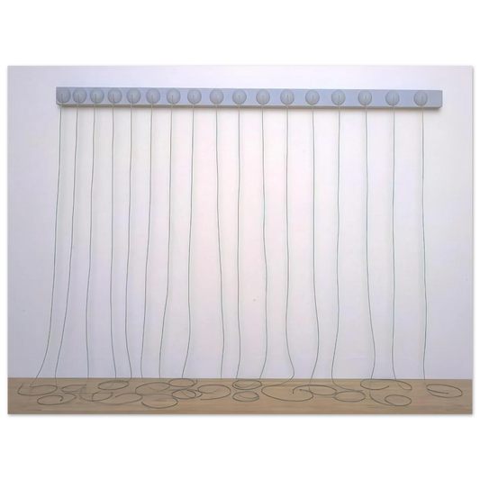Eva Hesse - ADDENDUM 1967  75x100 cm / 30x40inches Fine Art Poster