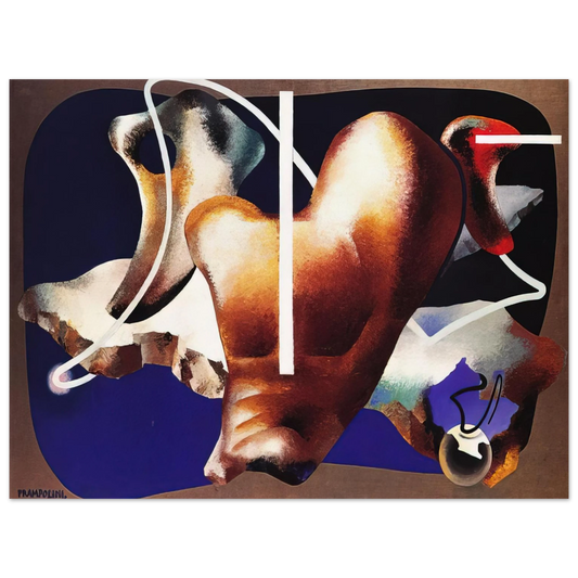 Enrico Prampolini - SUPERAMENTO TERRESTRE 1932  75x100 cm / 30x40inches Fine Art Poster