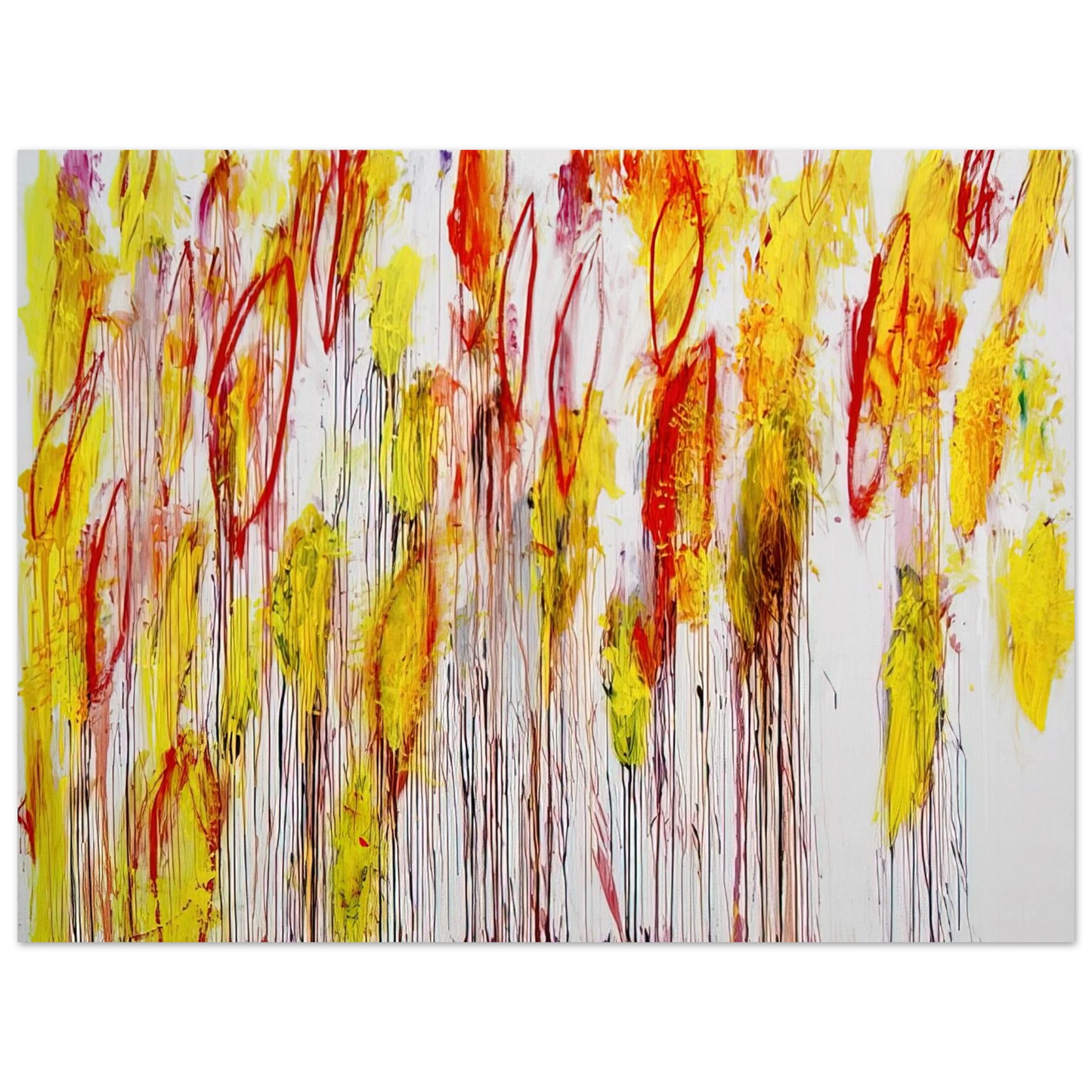Cy Twombly - Lepanto, Part I  75x100 cm / 30x40inches Fine Art Poster