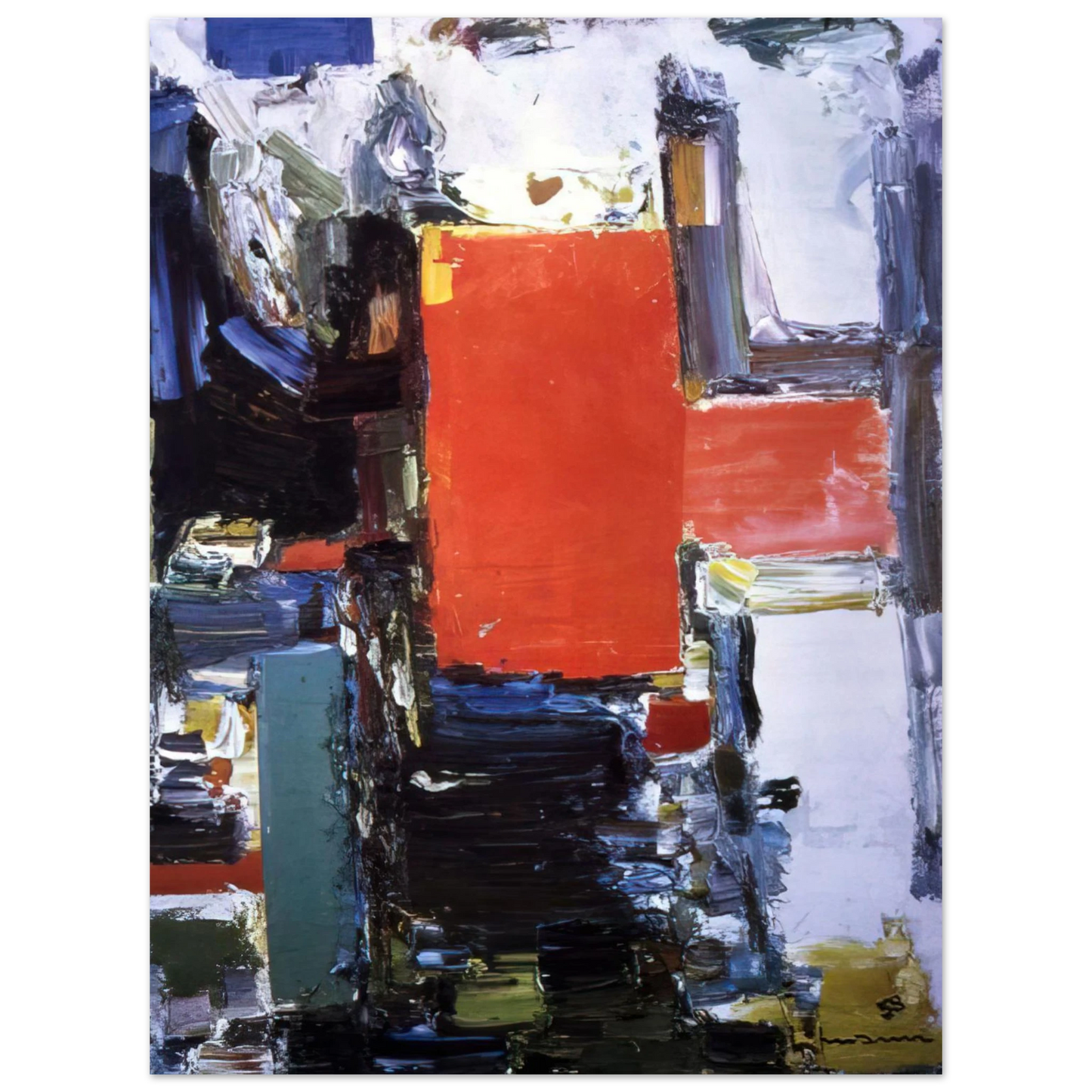 Hans Hofmann - Bird Cage Variation II  75x100 cm / 30x40inches Fine Art Poster