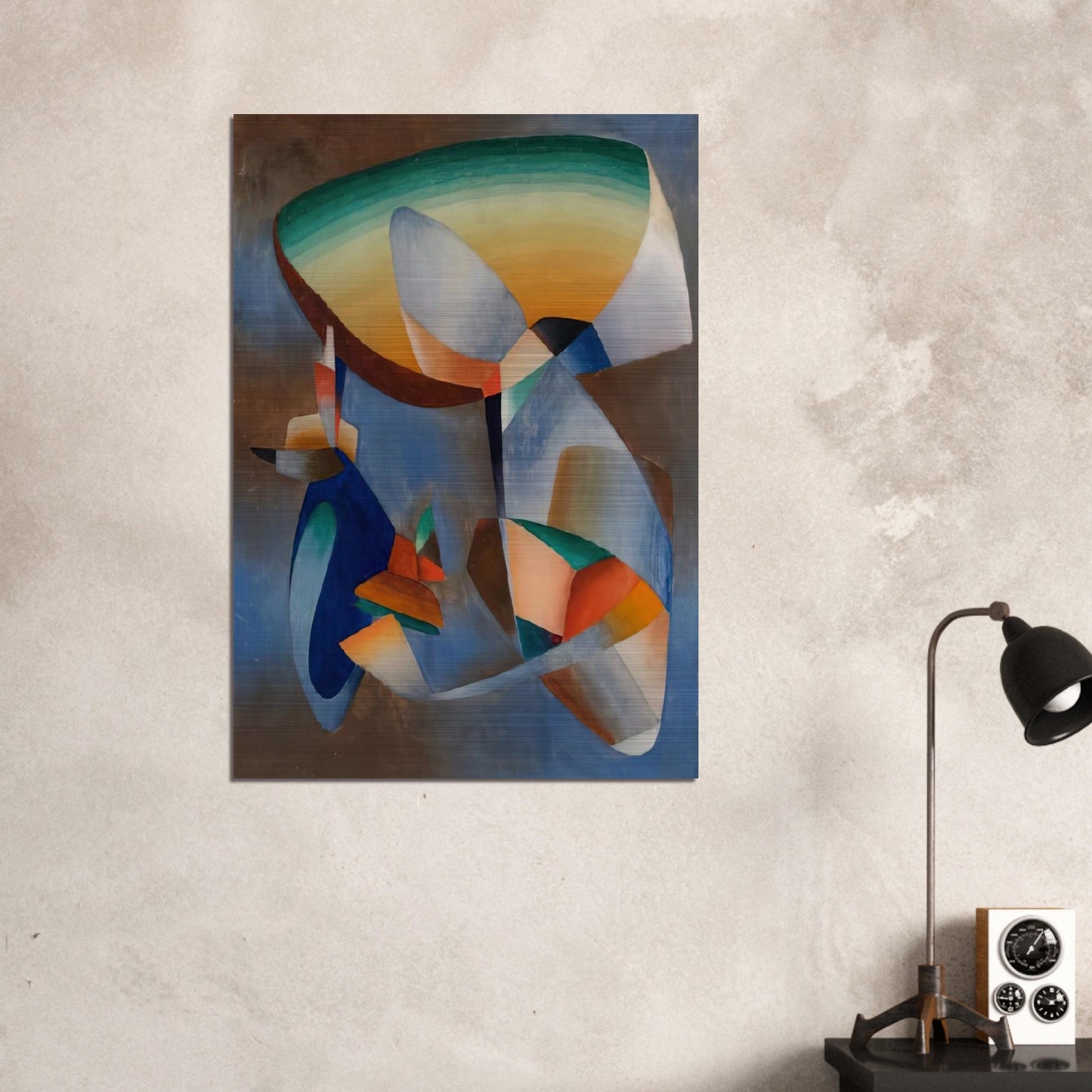 Composition - Abstract Art - John Ferren Brushed Aluminum Print - 70x100 cm / 28x40 inches | John Ferren Aluminum Print | John Ferren Prints