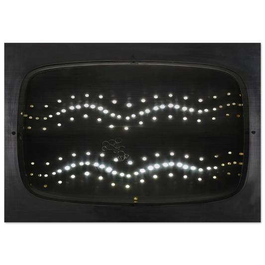 Televisor hidraulizado 1 - 1956 - Gyula Kosice Brushed Aluminum Print - 70x100 cm / 28x40 inches | Gyula Kosice Aluminum Print | Gyula Kosice Prints