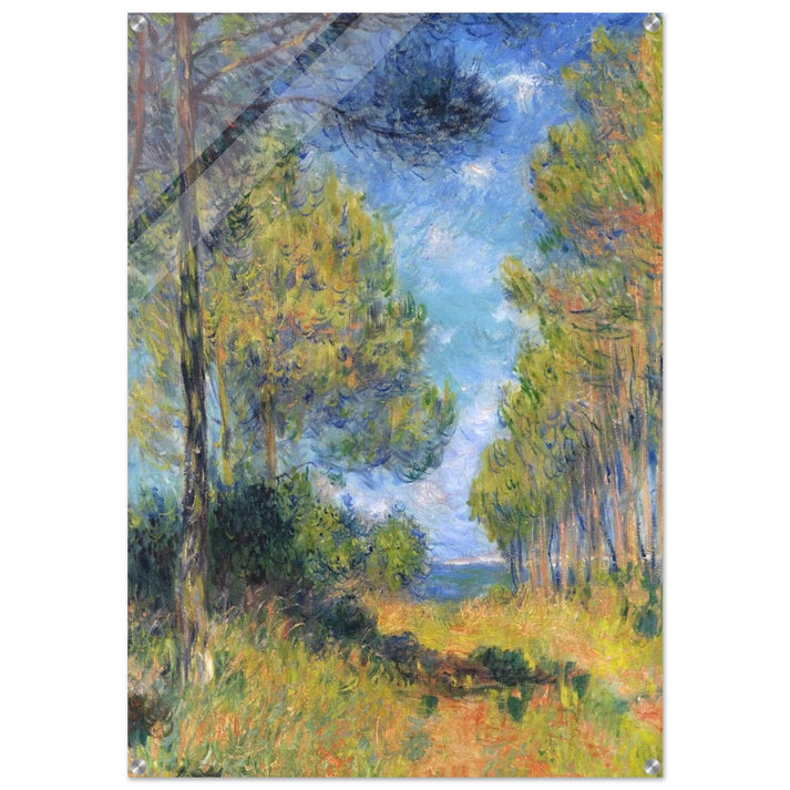 Path at Varengeville - claude monet Acrylic Print - 70x100 cm / 28x40″ inches