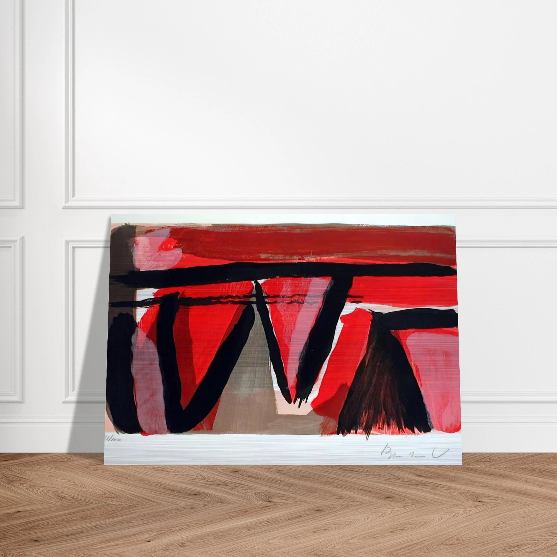 Braises - 1980 - Bram van Velde Brushed Aluminum Print - 70x100 cm / 28x40 inches | Bram van Velde Aluminum Print | Bram van Velde Prints