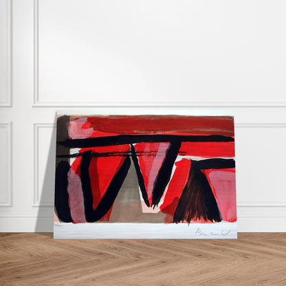 Braises - 1980 - Bram van Velde Brushed Aluminum Print - 70x100 cm / 28x40 inches | Bram van Velde Aluminum Print | Bram van Velde Prints