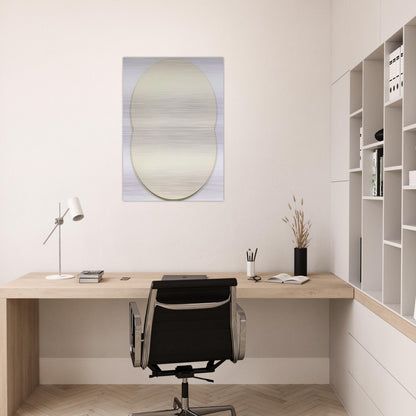 White Plaque. Bridge Arch and Reflection - Ellsworth Kelly Brushed Aluminum Print - 70x100 cm / 28x40 inches | Ellsworth Kelly Aluminum Print | Ellsworth Kelly Prints