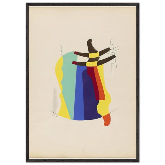 LEGEND FROM THE PORTFOLIO REVOLVING DOORS 1926 - Man Ray 70x100 cm / 28x40 inches Framed Art Print – Black Wooden Frame