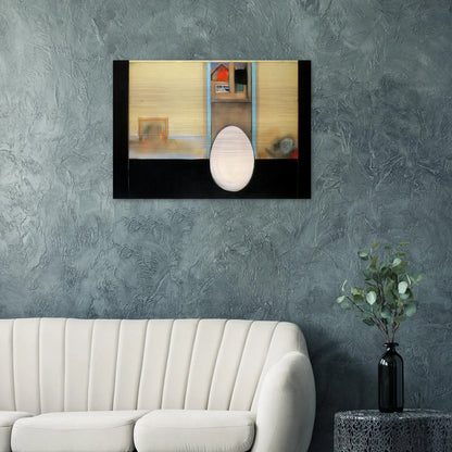 The House - Feminist Art - Miriam Schapiro Brushed Aluminum Print - 70x100 cm / 28x40 inches | Miriam Schapiro Aluminum Print | Miriam Schapiro Prints