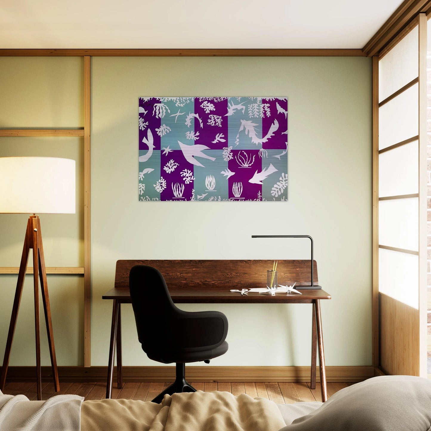 POLYNESIA LA MER 1946 - Henri Matisse Brushed Aluminum Print - 70x100 cm / 28x40 inches | Henri Matisse Aluminum Print | Henri Matisse Prints