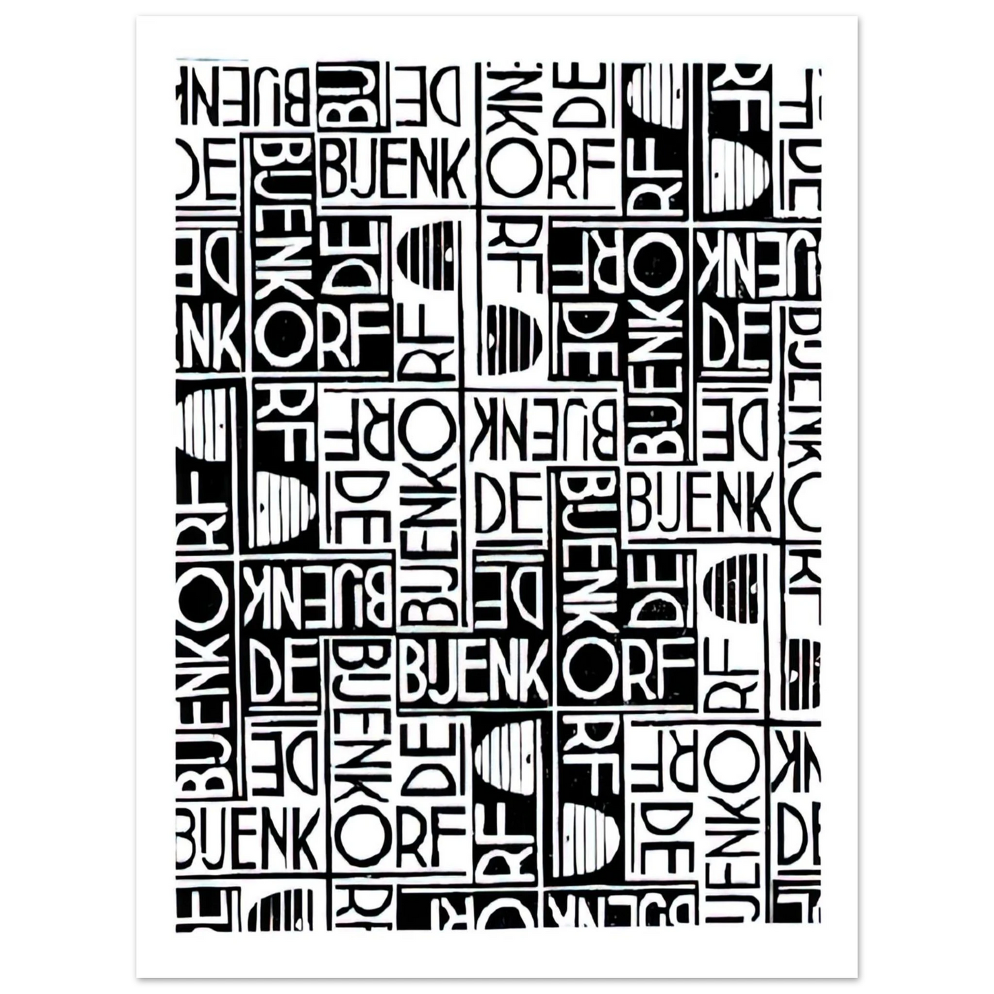 MC Escher - ESCHER (18) Wall Art - 21x29.7 cm / 8x12" - Premium Wooden Framed Poster With Fine Art Paper-canvas - Wood frame