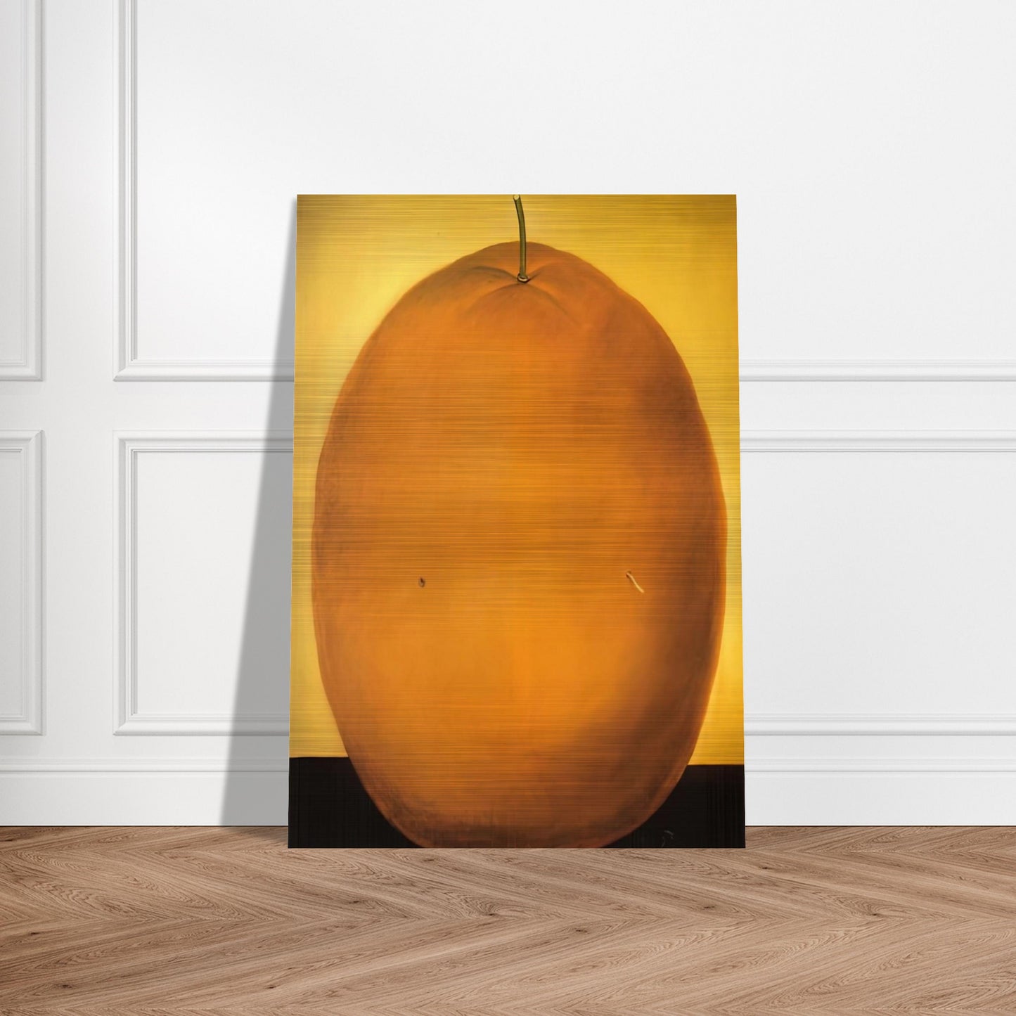 ORANGE - Fernando Botero Brushed Aluminum Print - 70x100 cm / 28x40 inches | Fernando Botero Aluminum Print | Fernando Botero Prints