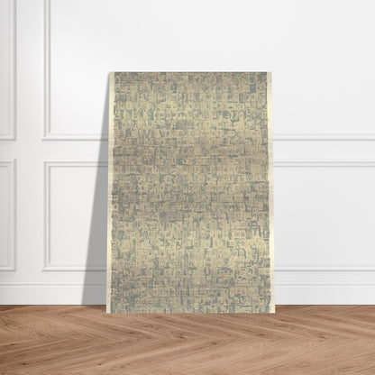 GRAY ALPHABETS ULAE 57 1968 - Jasper Johns Brushed Aluminum Print - 70x100 cm / 28x40 inches | Jasper Johns Aluminum Print | Jasper Johns Prints