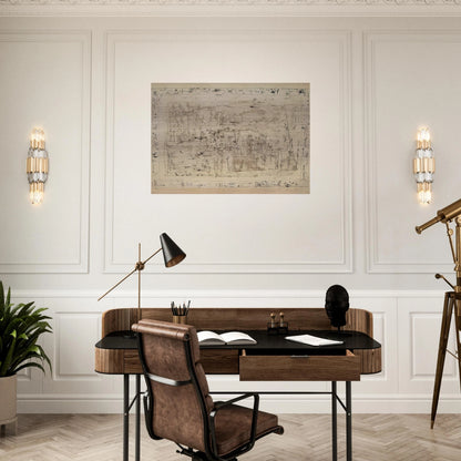 FLORA AND FAUNA 1951 - Zao Wou-Ki Brushed Aluminum Print - 70x100 cm / 28x40 inches | Zao Wou-Ki Aluminum Print | Zao Wou-Ki Prints