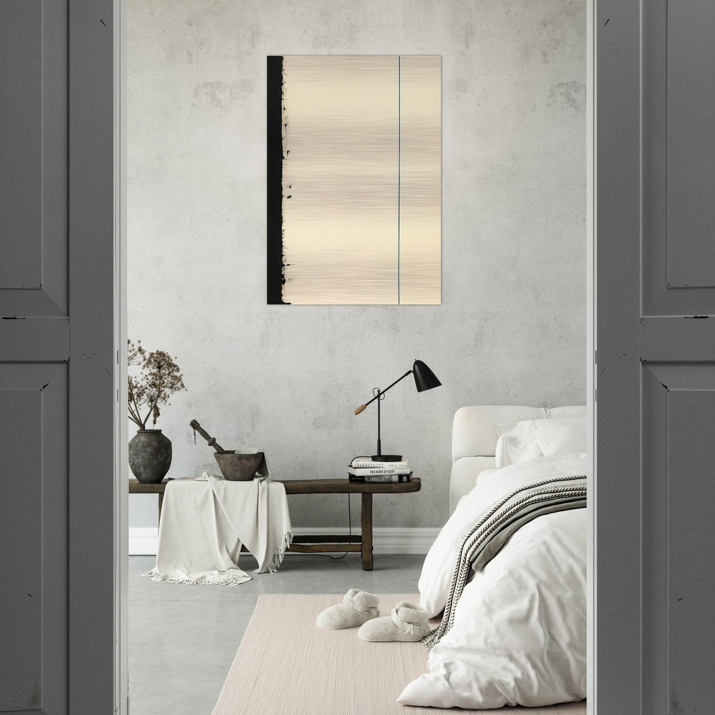 The Station of the Cross - Fifth Station - Barnett Newman Brushed Aluminum Print - 70x100 cm / 28x40 inches | Barnett Newman Aluminum Print | Barnett Newman Prints