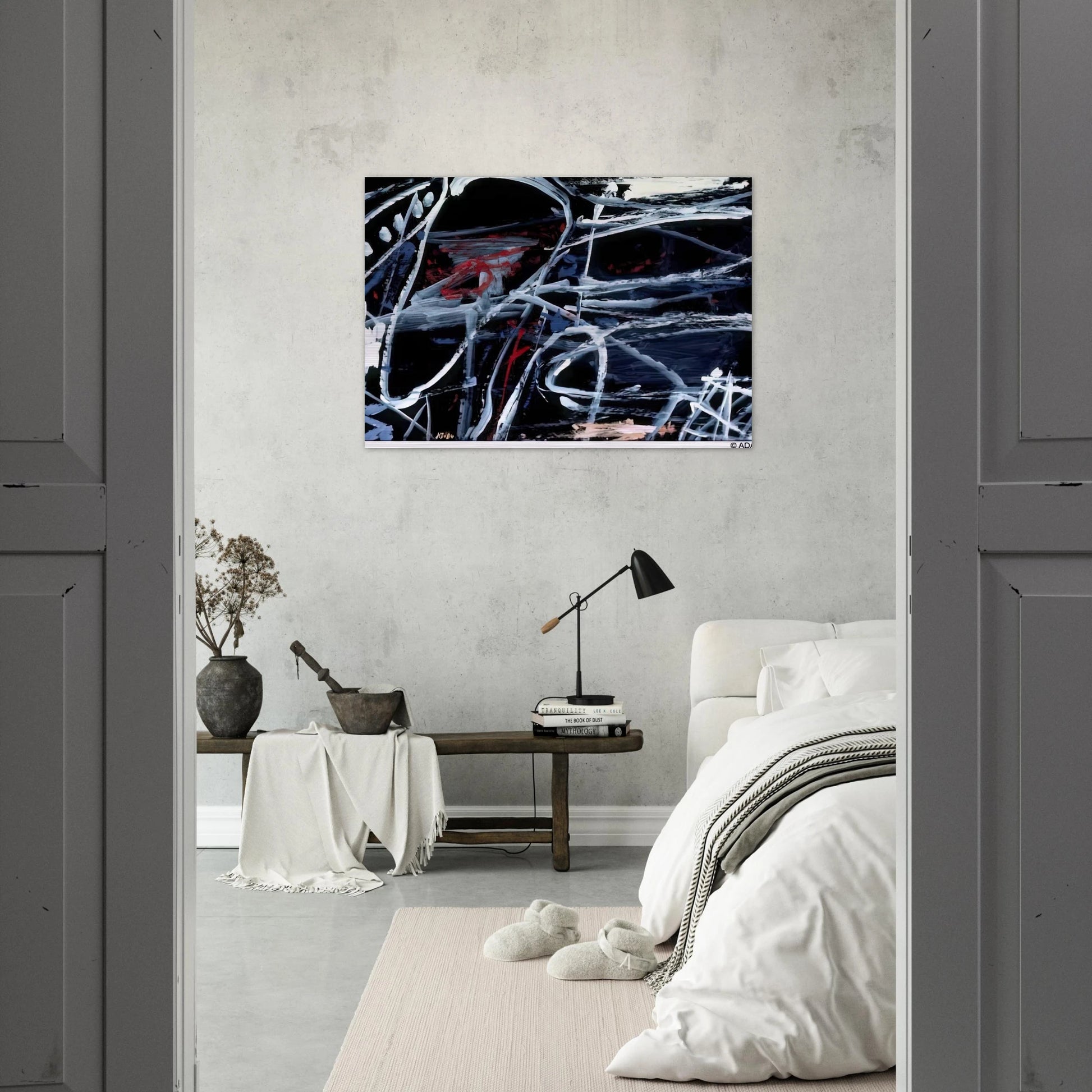 EPISODE - Jean Dubuffet Brushed Aluminum Print - 70x100 cm / 28x40 inches | Jean Dubuffet Aluminum Print | Jean Dubuffet Prints