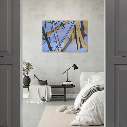 Corpus Christi - 1975 - Ralston Crawford Brushed Aluminum Print - 70x100 cm / 28x40 inches | Ralston Crawford Aluminum Print | Ralston Crawford Prints