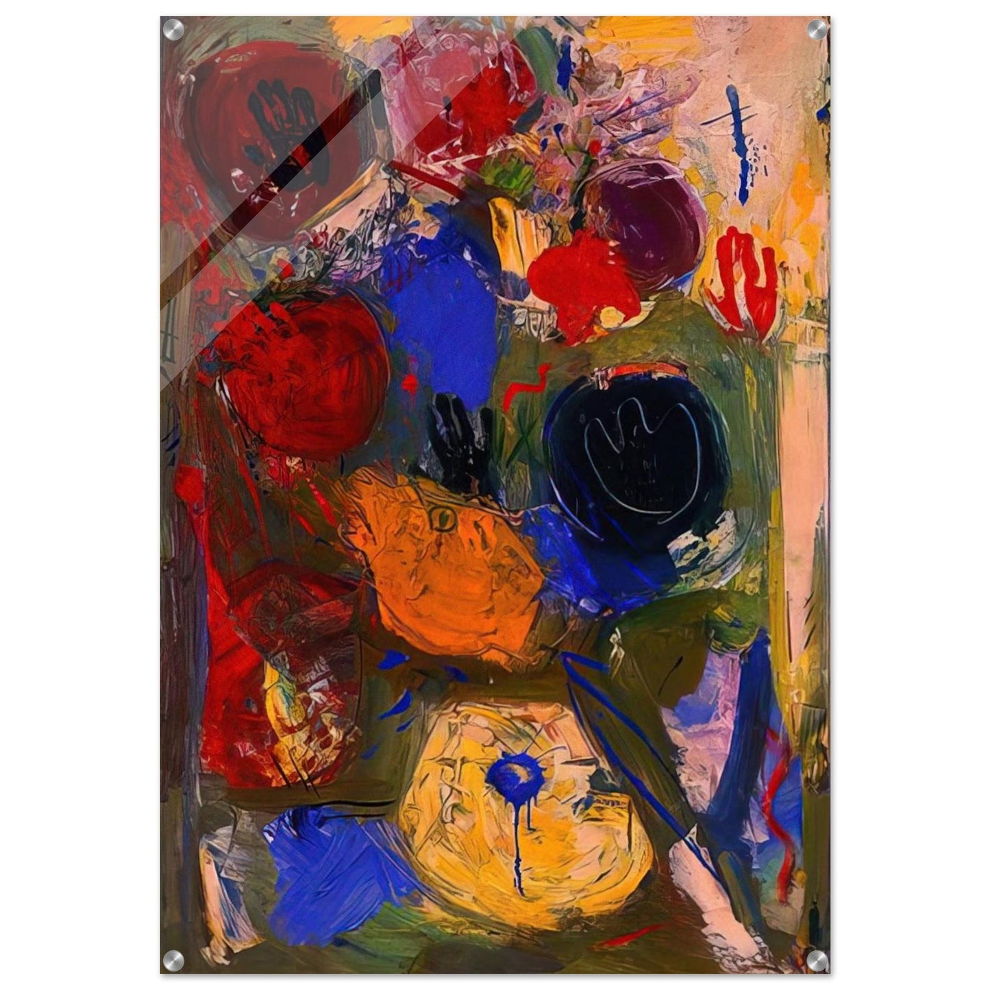 The Third Hand - Hans Hofmann Acrylic Print - 70x100 cm / 28x40″ inches
