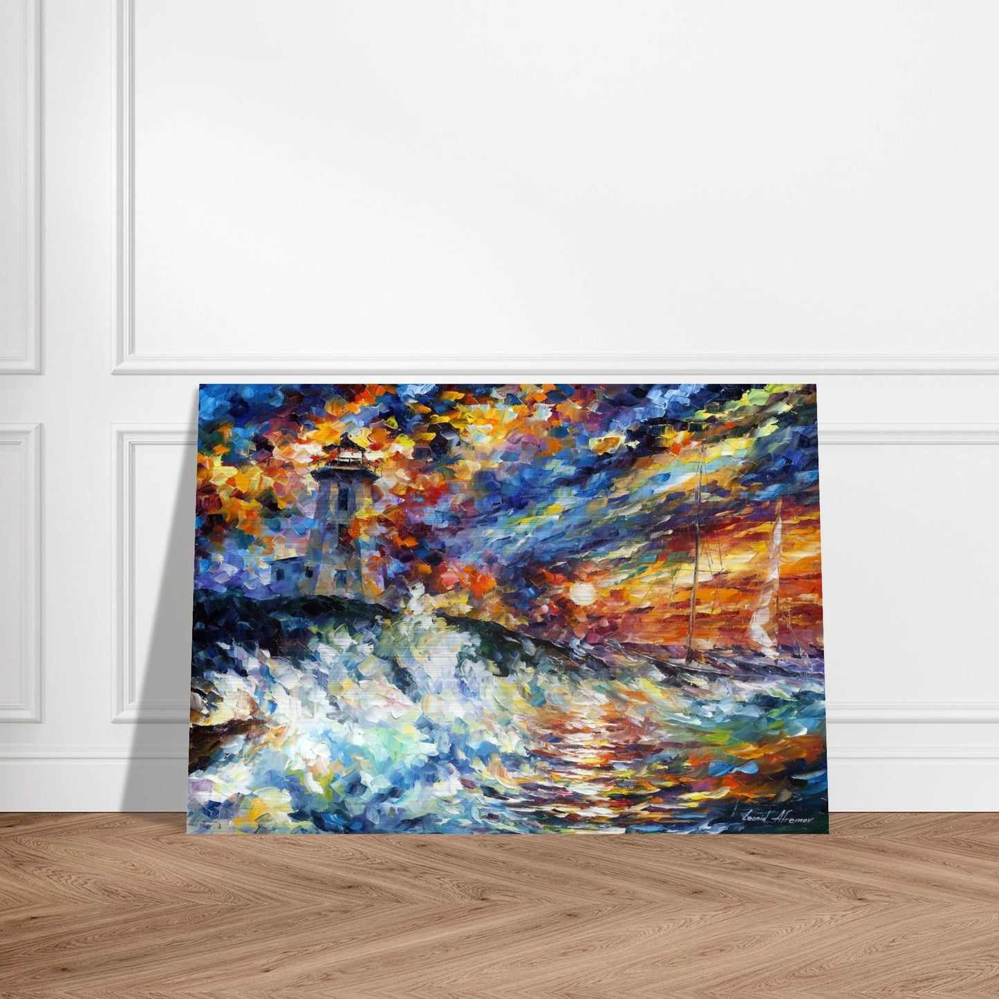 Leonid Afremov - Leonid Afremov Brushed Aluminum Print - 70x100 cm / 28x40 inches | Leonid Afremov Aluminum Print | Leonid Afremov Prints