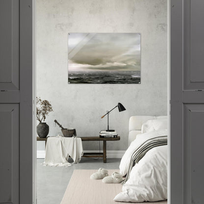 SEASCAPE CLOUDY - Gerhard Richter Acrylic Print - 70x100 cm / 28x40″ inches | Gerhard Richter Wall Art | Gerhard Richter Prints