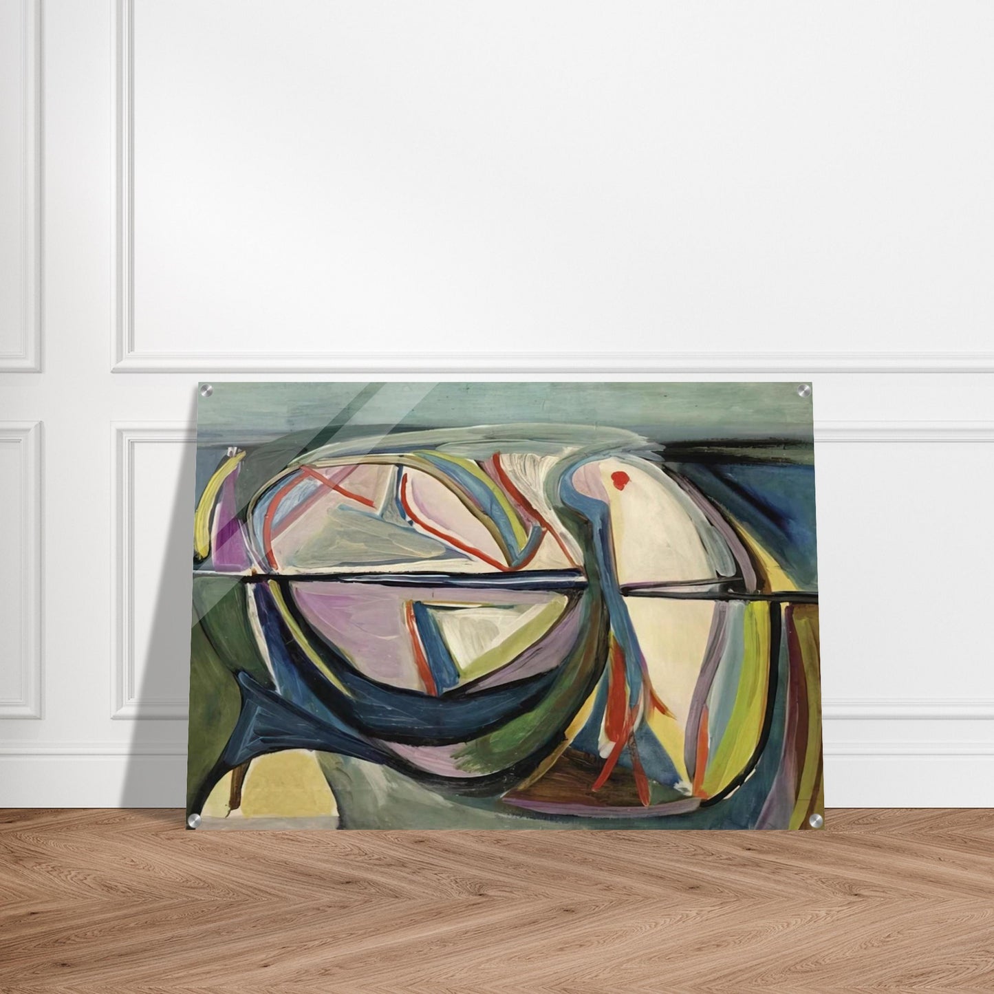 Untitled - 1948 - Bram van Velde Acrylic Print - 70x100 cm / 28x40″ inches | Bram van Velde Wall Art | Bram van Velde Prints