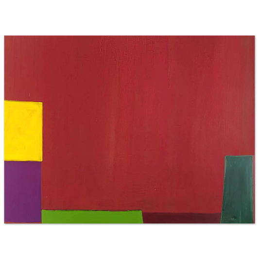 John Hoyland - 18.6.65 - 1965  75x100 cm / 30x40inches Fine Art Poster