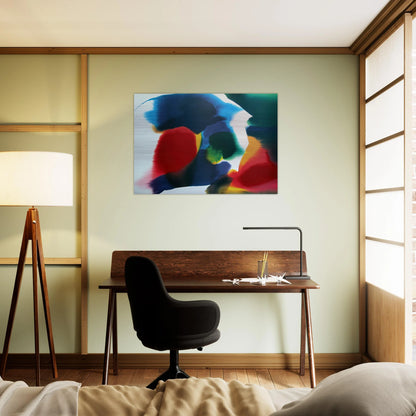 Phenomena Sherman Vortex - 1991 - Paul Jenkins Brushed Aluminum Print - 70x100 cm / 28x40 inches | Paul Jenkins Aluminum Print | Paul Jenkins Prints